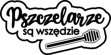 Naklejka samochodowa Pszczelarze są wszędzie NS-020