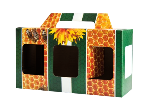 Pudełko na 3 słoiki 315 ml