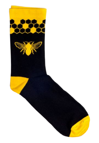 Skarpety pszczelarskie z pszczołą