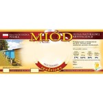 Etykieta - Miód nektarowo-spadziowy - wstążka