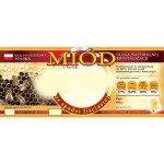 Etykieta - Miód ze spadzi liściastej - wstążka