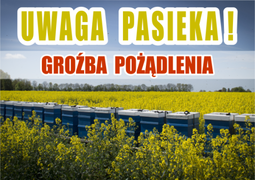 Uwaga pasieka - groźba pożądlenia