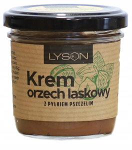 Krem orzech laskowy z pyłkiem 100g