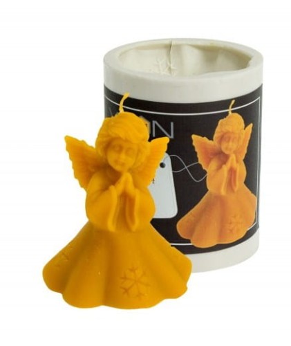 Forma silikonowa aniolek ze sniezynka