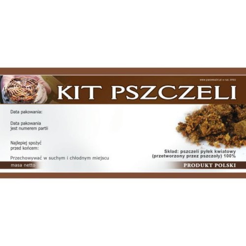 Etykiety na kit pszczeli