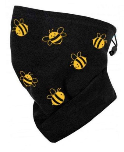 Komin polarowy z pszczółkami