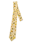 Krawat z motywem pszczelarskim 