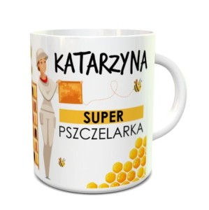 Kubek Pszczelarki z własnym imieniem