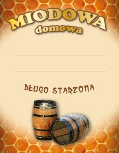Etykieta Miodowa domowa