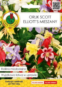 Orlik Scott Elliott's mieszany - roślina miododajna 