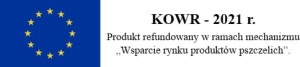 Naklejka na sprzęt refundowany przez KOWR 2021