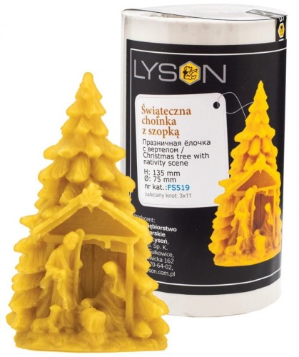 Świąteczna choinka z szopką