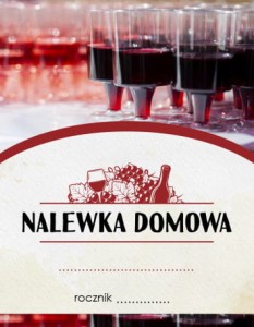 Etykieta Nalewka domowa