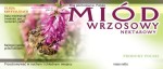 Etykieta na Miód wrzosowy