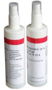 Kwas mlekowy 15 % z atomizerem