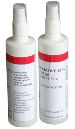 Kwas mlekowy 15 % z atomizerem