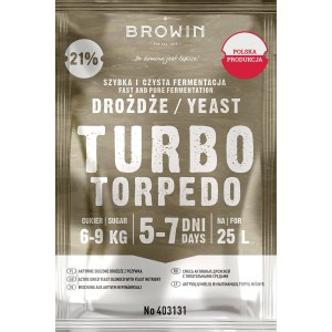 Drożdże Turbo Torpedo 21% - 100g