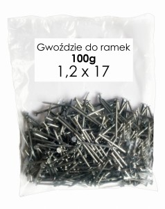 Gwoździe do ramek 1,2x17 - 100 g