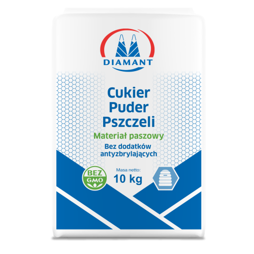 Worek cukier puder pszczeli 10 kg