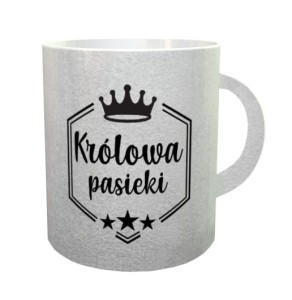Kubek srebrny "Królowa pasieki"
