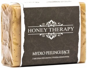 Mydło peelingujące miodowe z pyłkiem kostka - 100g