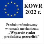 Naklejka na sprzęt refundowany przez KOWR 2022 kwadrat