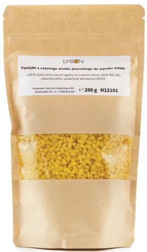 Pastylki wosku 200g