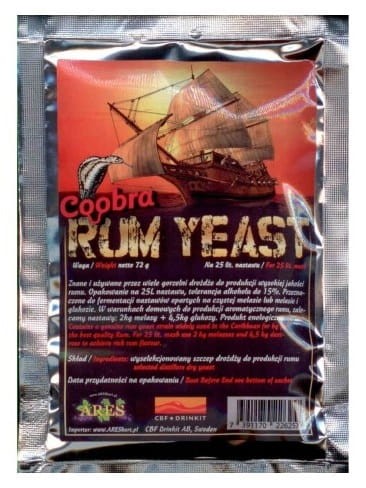 Drożdże Coobra Rum