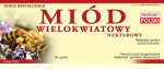 Etykieta - Miód wielokwiatowy