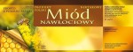 Etykieta - Miód nawłociowy - DUŻE z plastrem