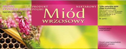 ETYKIETY MIÓD WRZOSOWY
