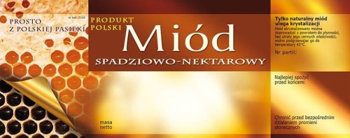 ETYKIETY NA MIÓD SPADZIOWO-NEKTAROWY