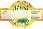 Etykieta - Miód ze spadzi iglastej