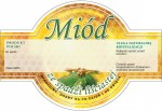 Etykieta - Miód ze spadzi liściastej