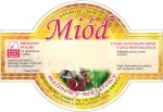 Etykieta - Miód malinowy