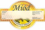 Etykieta - Miód nawłociowy