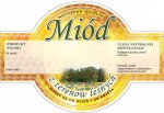 Etykieta - Miód z terenów leśnych