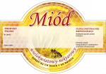 Etykieta - Miód wielokwiatowy żółty
