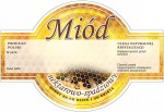 Etykieta - Miód nektarowo-spadziowy