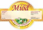 Etykieta - Miód gryczany