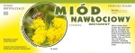 Etykieta - Miód nawłociowy - DUŻE z kółkiem