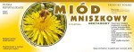 Etykieta - Miód mniszkowy - DUŻE z kółkiem