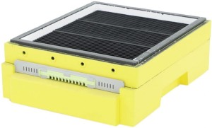 Dennica wysoka higieniczna z segmentowym poławiaczem pyłku Wielkopolska 12-ramkowa - malowana