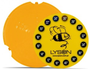 Termometr ciekłokrystaliczny do ula