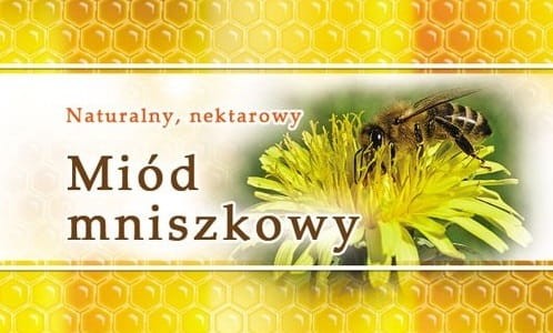 Etykiety mini na miód mniszkowy