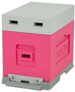 Ul 6 ramkowy Wielkopolski do wychowu pakietów - malowany różowy z wręgą