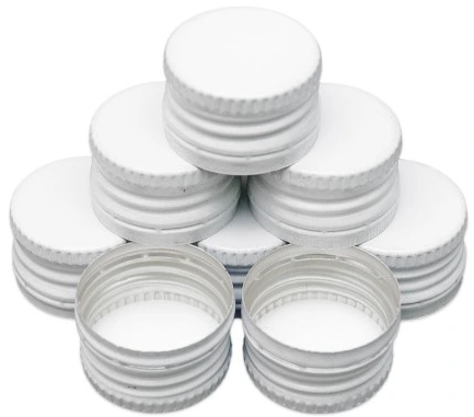 Zakrętki 100 szt 28x18 białe