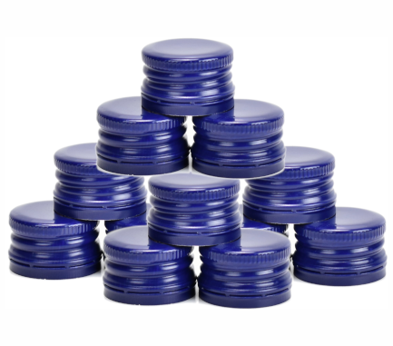 Zakrętki 100 szt 28x18 granatowe