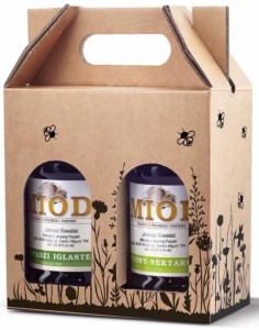 Pudełko ozdobne kartonowe na 2 słoiki 315 ml