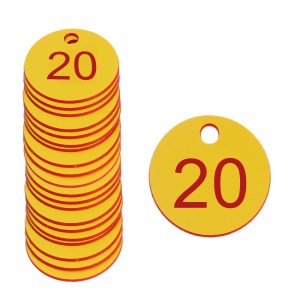 Numerki na ule 1-20 okrągłe numery